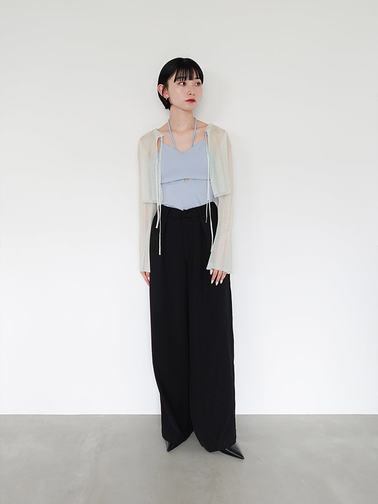 モデル身長:162cm / カラー:BlueGray