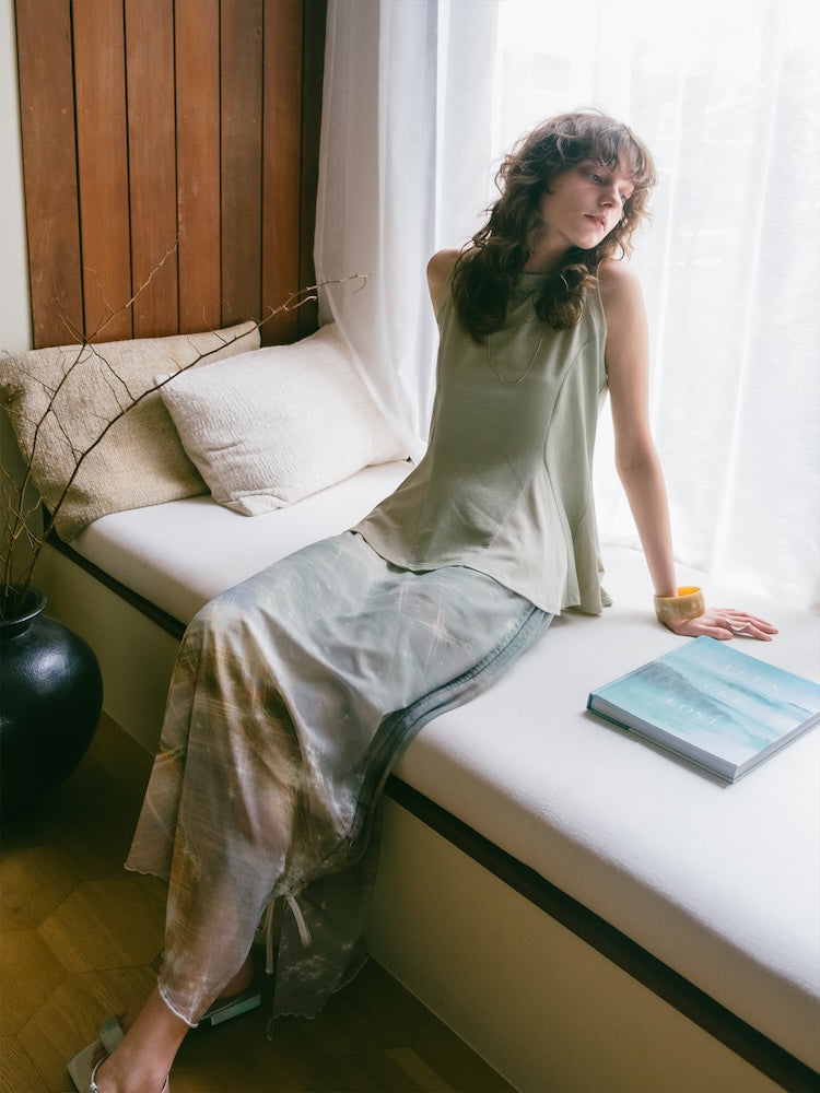 モデル身長:171cm / カラー:PaleGreen