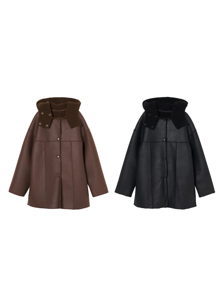 Reversible Hooded Coat
