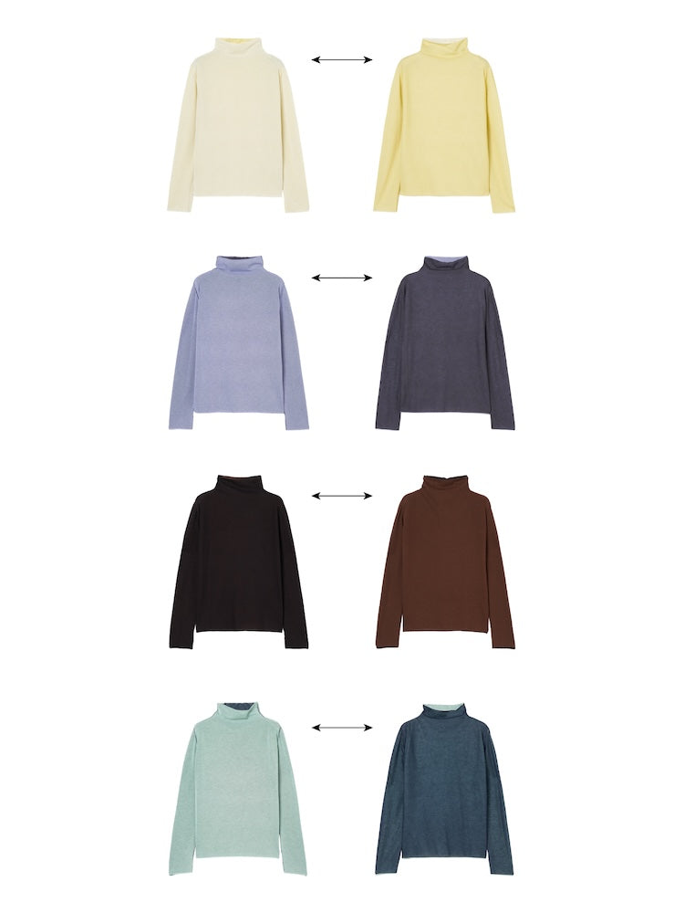 Reversible Turtle Neck Top