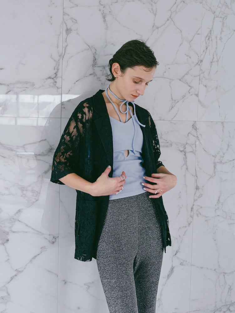 モデル身長:172cm / カラー:BlueGray