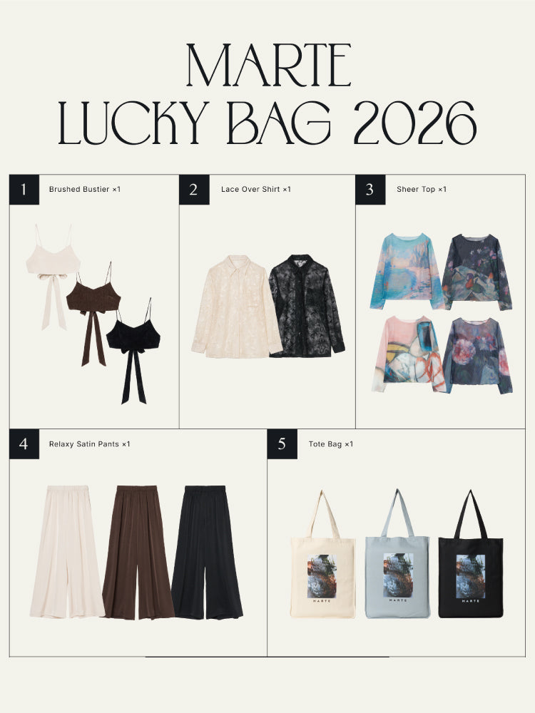 MARTE マルテ　LUCKY BAG 2026 3点セット MARTE LUCKY BAG 2026