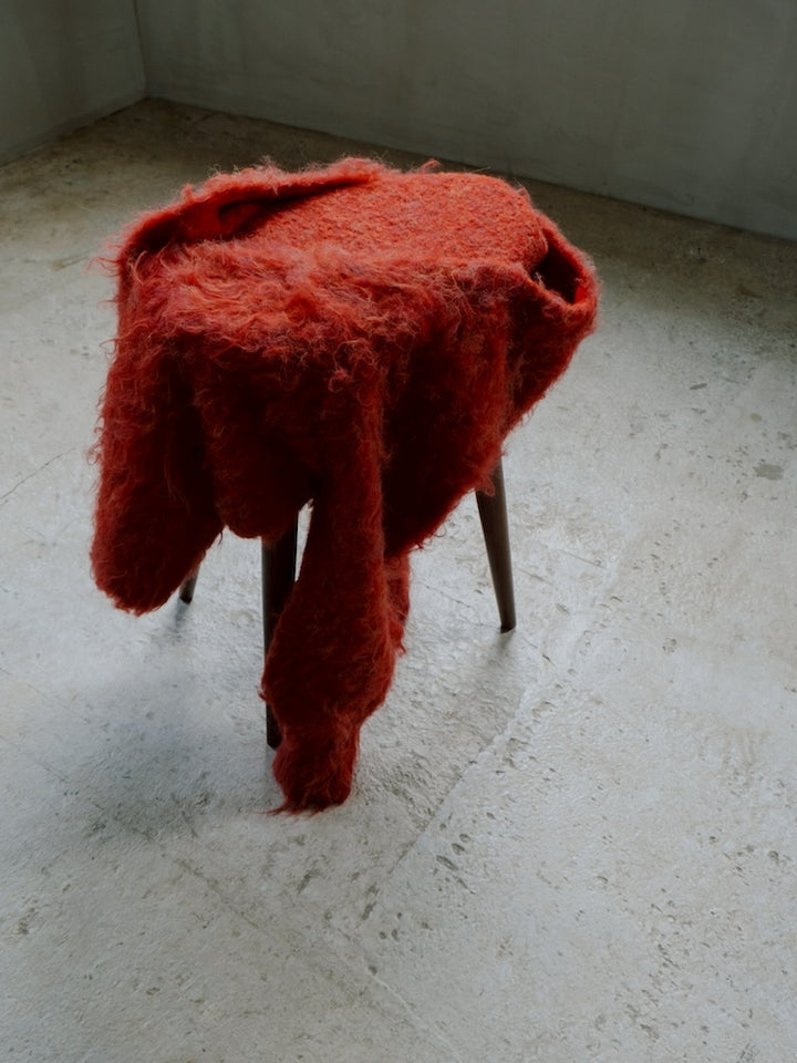 【11月お届け】Carl Shaggy Knit Cardigan