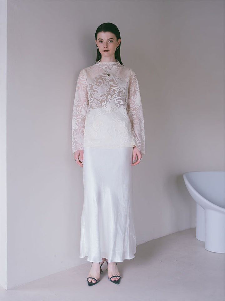 モデル身長:172cm / カラー:Ivory