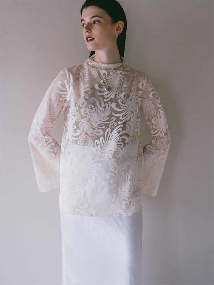 モデル身長:172cm / カラー:Ivory