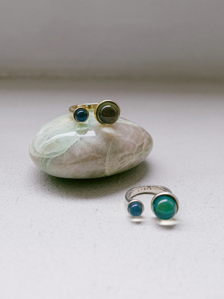 2 Stone Mood Ring