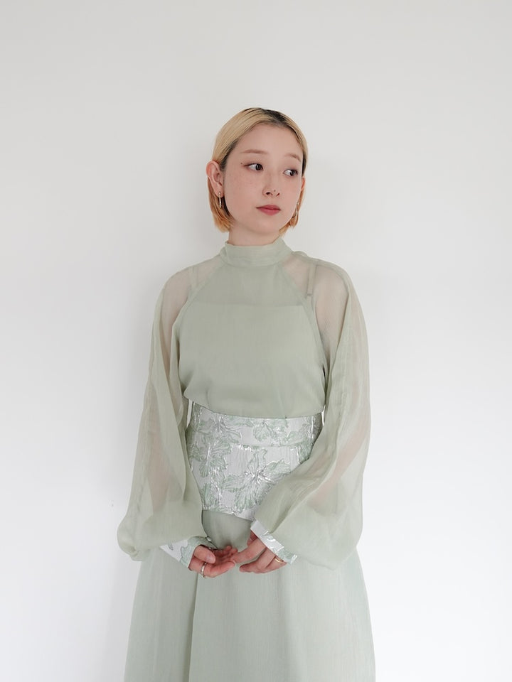 モデル身長:153cm / カラー:LightGreen