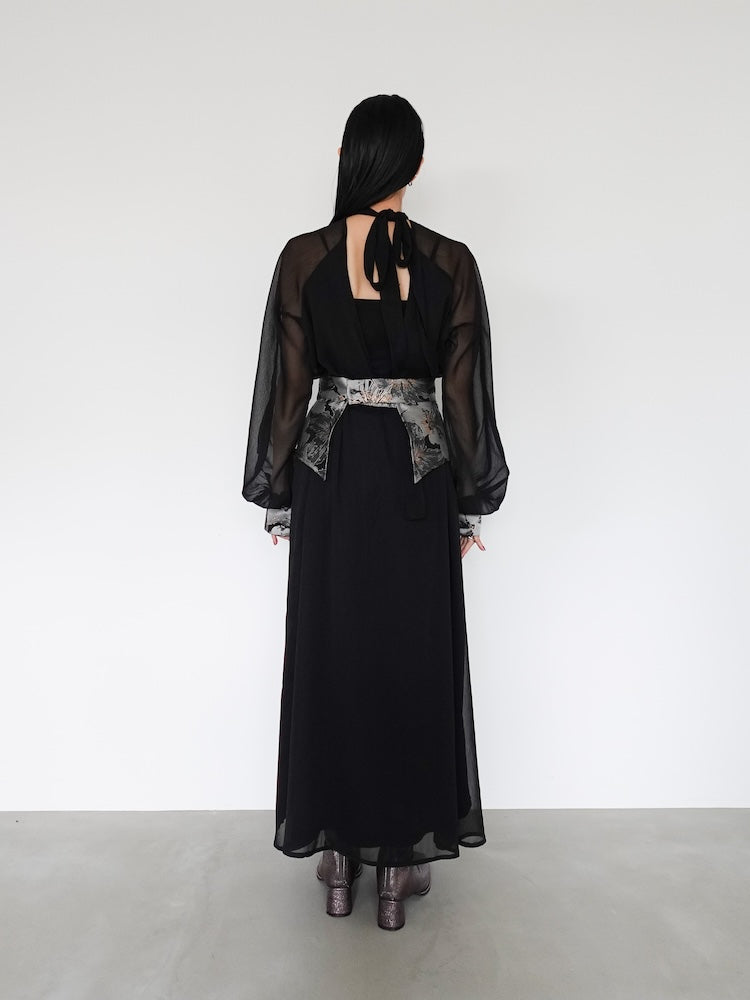 モデル身長:158cm / カラー:Black