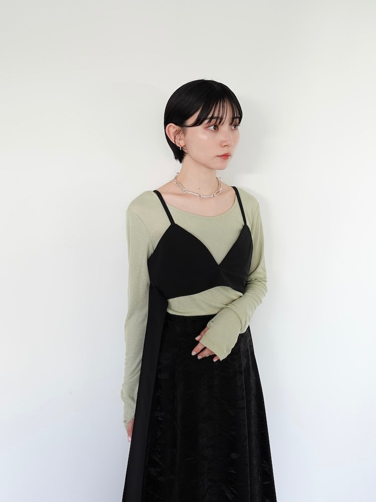 モデル身長:162cm / カラー:PaleGreen