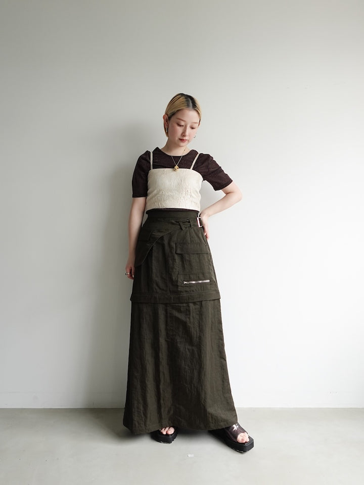 モデル身長:153cm / サイズ:Sサイズ着用