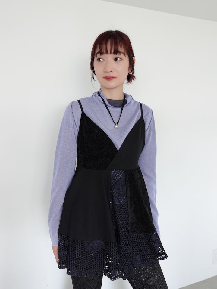 モデル身長:168cm / カラー:Lilac×Gray
