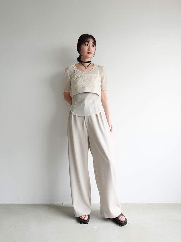 モデル身長:168cm / サイズ:Mサイズ着用