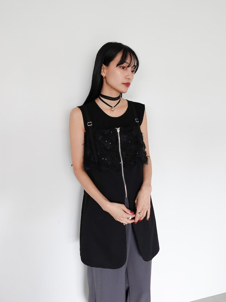 モデル身長:158cm / カラー:Black