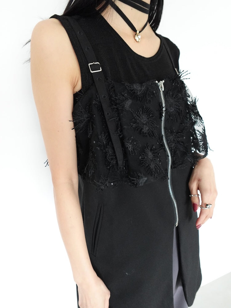 モデル身長:158cm / カラー:Black