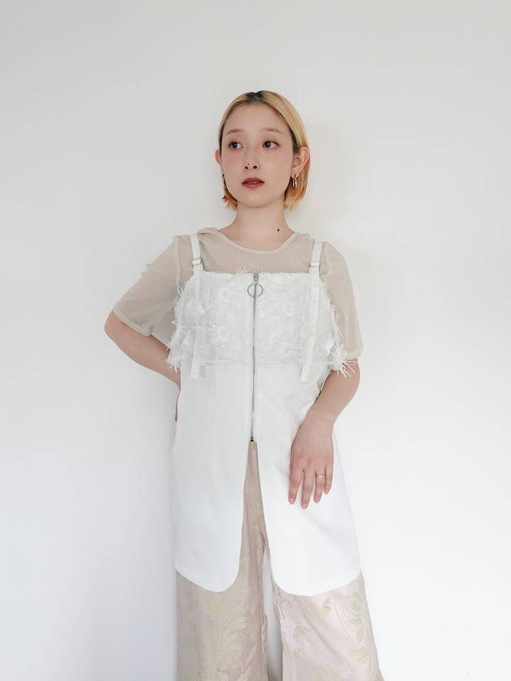 モデル身長:153cm / カラー:White