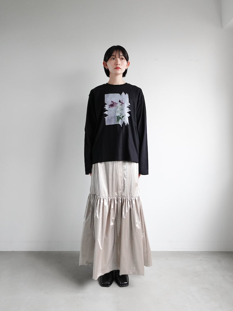 モデル身長:162cm / カラー:Black Pixely