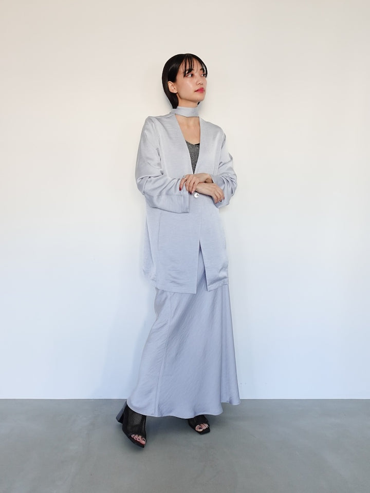 モデル身長:158cm / カラー:LightBlue / モデル着用サイズ:S