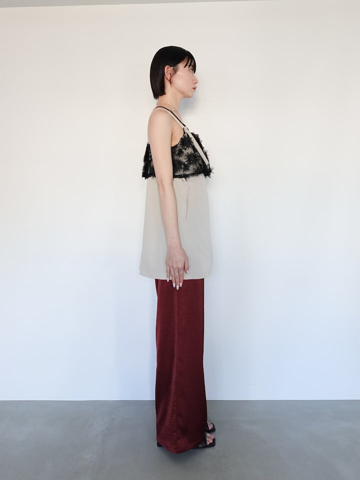 モデル身長:162cm / カラー:RedBrown