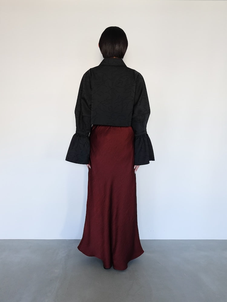 モデル身長:162cm / カラー:RedBrown / モデル着用サイズ:Mサイズ