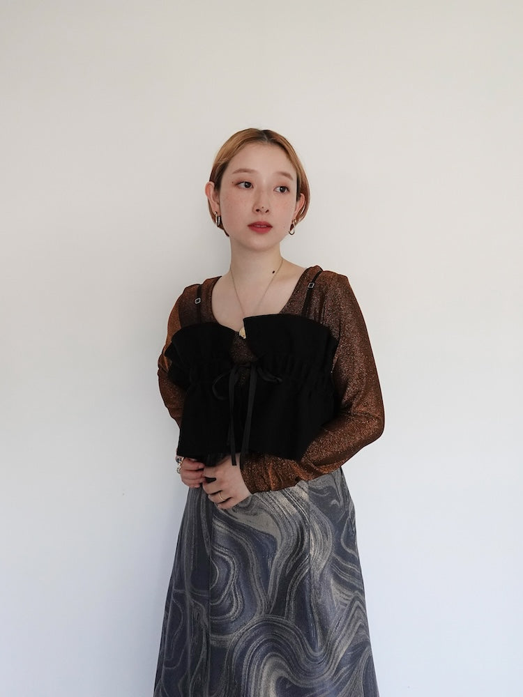 モデル身長:163cm / カラー:Brown