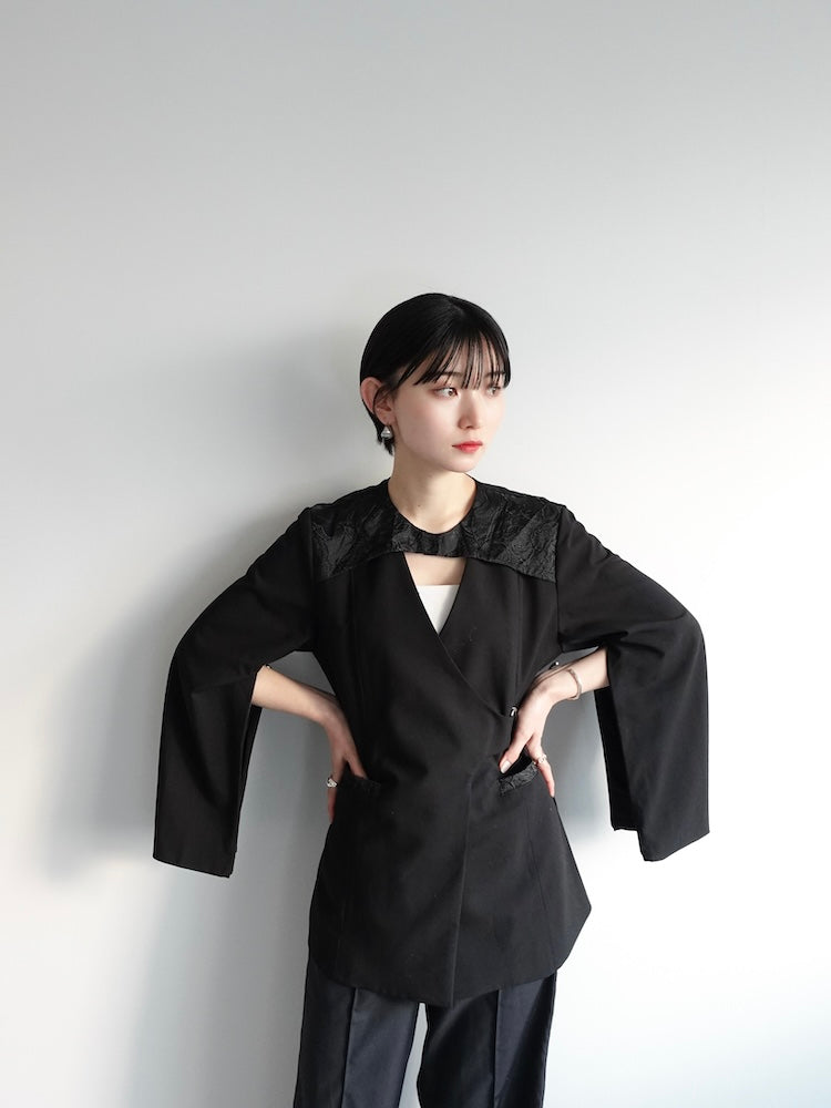 モデル身長:162cm / カラー:Black