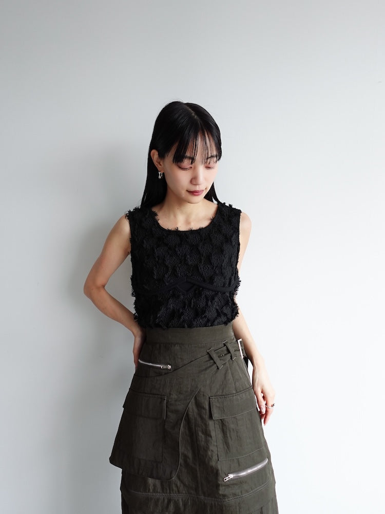 モデル身長:158cm / カラー:Black