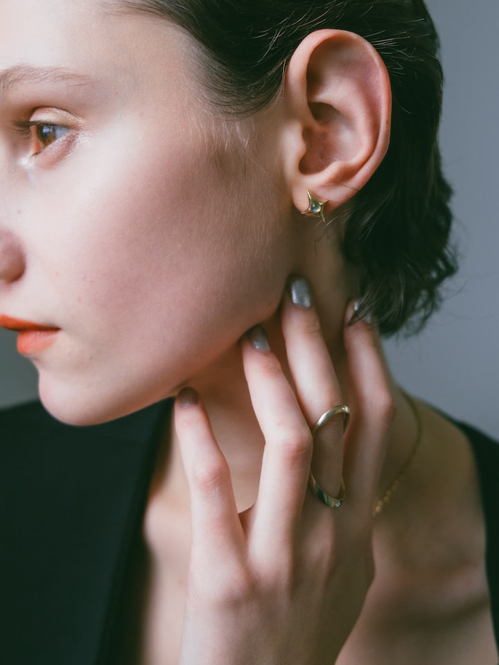 カラー:Gold × Labradorite (Gray)