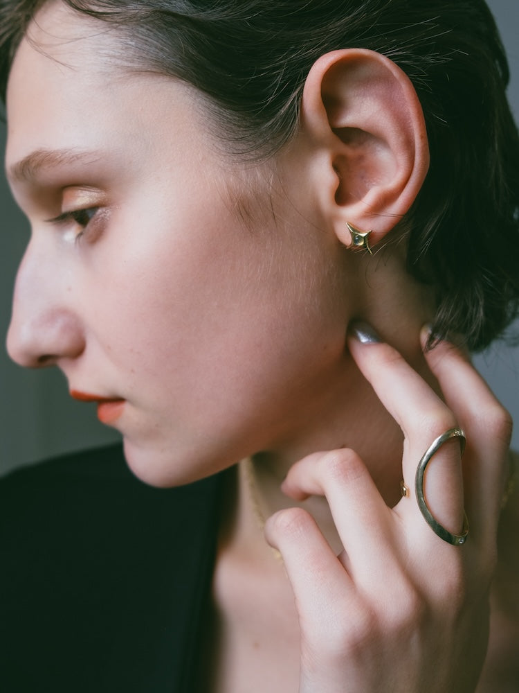 カラー:Gold × Labradorite (Gray)