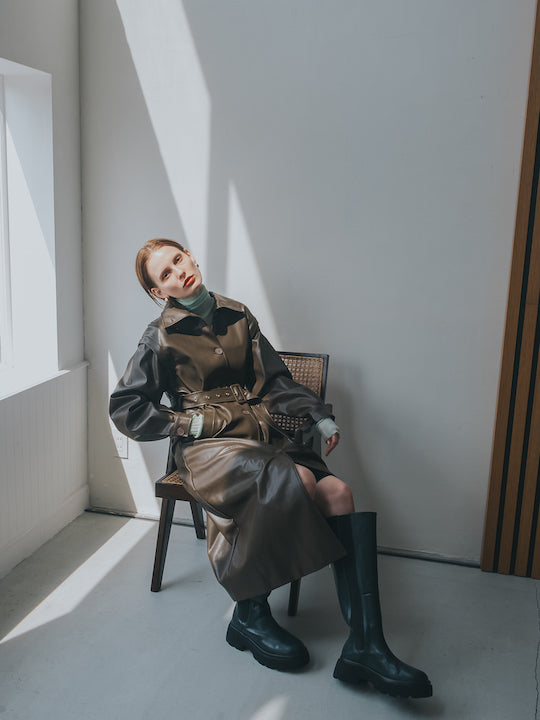 モデル身長:176cm / カラー:Brown