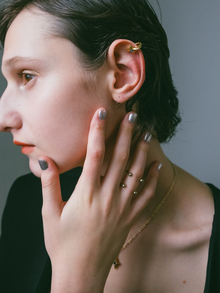 カラー:Gold × Labradorite (Gray)