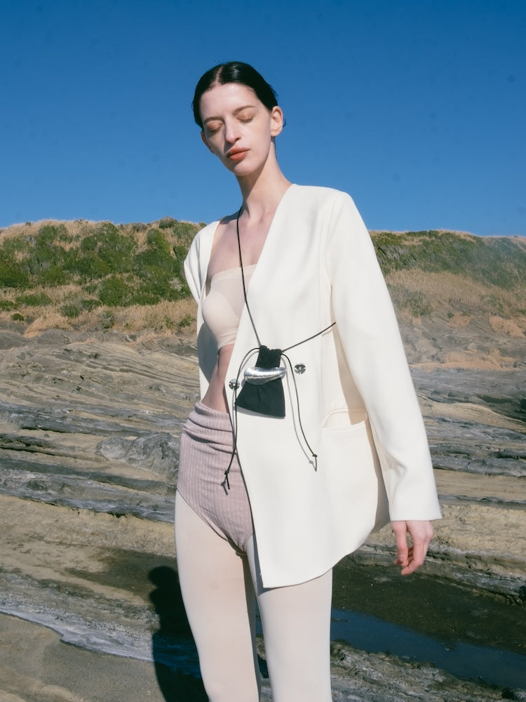 カラー:SIlver (ブラックの巾着が付属します)