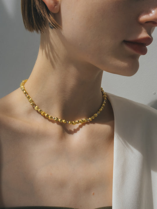 Vintage Parts Heart Necklace