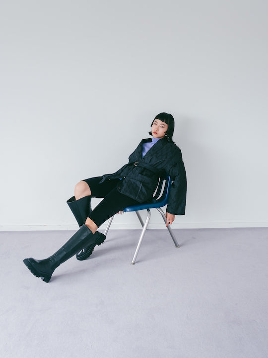 モデル身長:170cm / カラー:Black