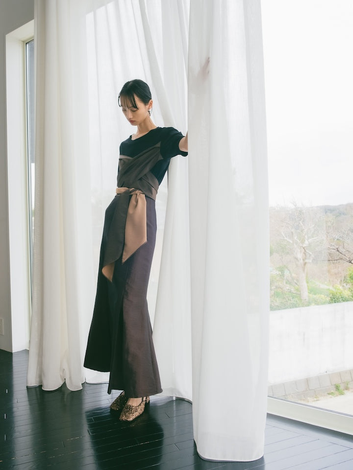 【WEB限定】Glitter Sling Back Pumps