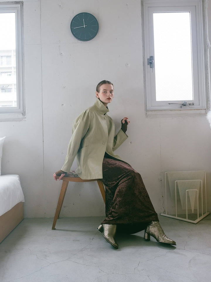 モデル身長:171cm / カラー:Brown / サイズ:S,M