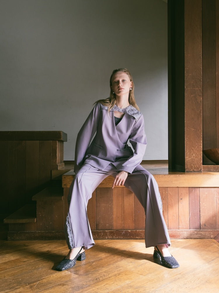 【WEB限定】Glitter Sling Back Pumps