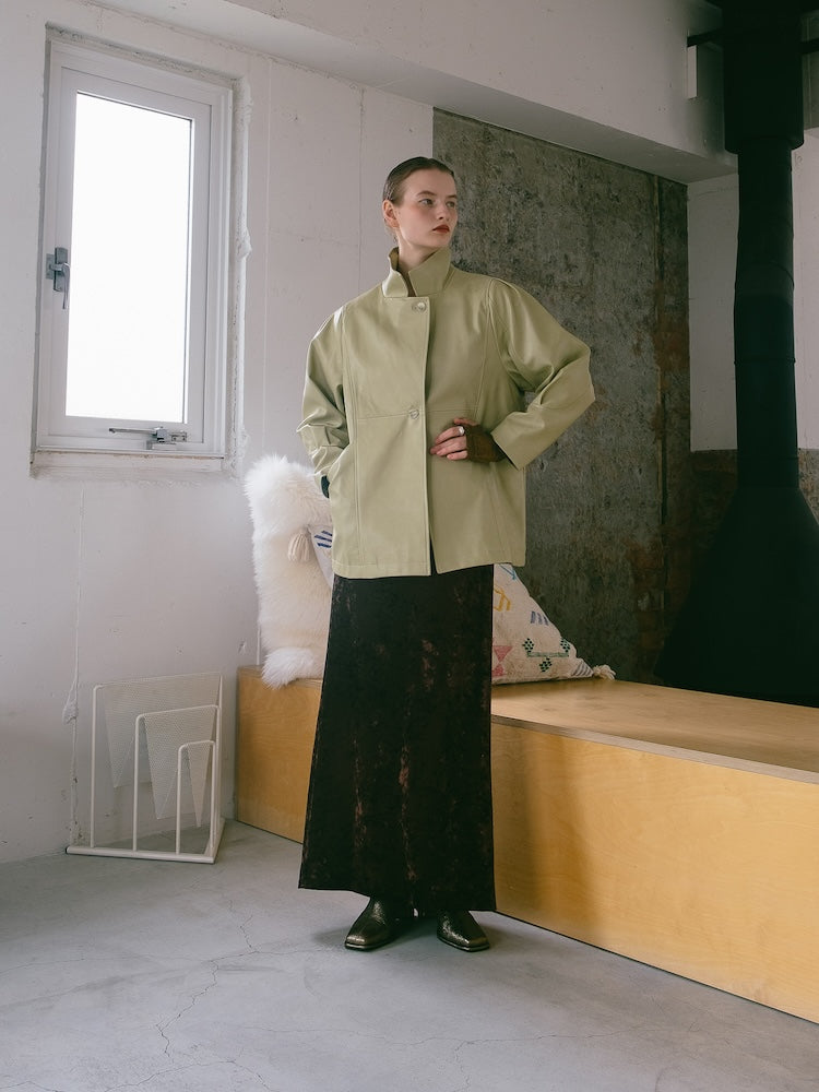 モデル身長:171cm / カラー:Brown / サイズ:S,M