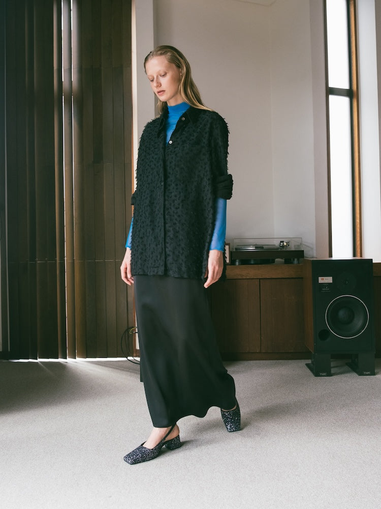 【WEB限定】Glitter Sling Back Pumps