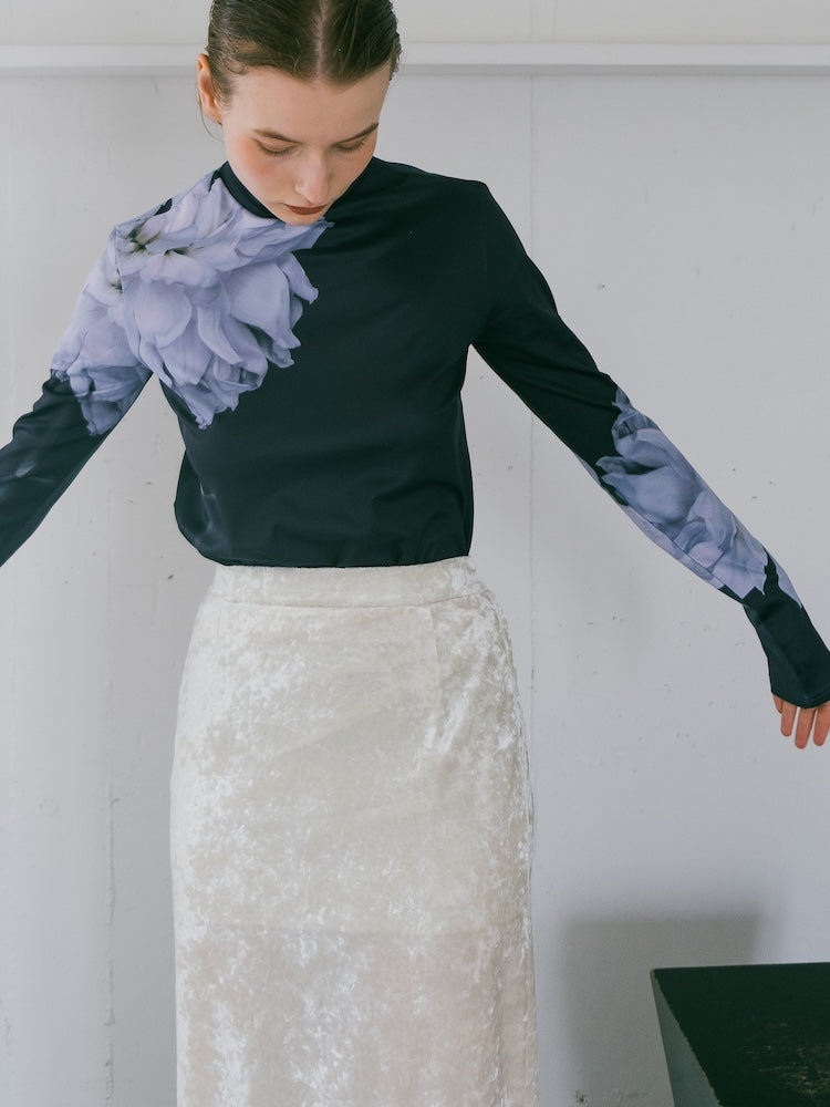 モデル身長:171cm / カラー:Ivory / サイズ:S,M