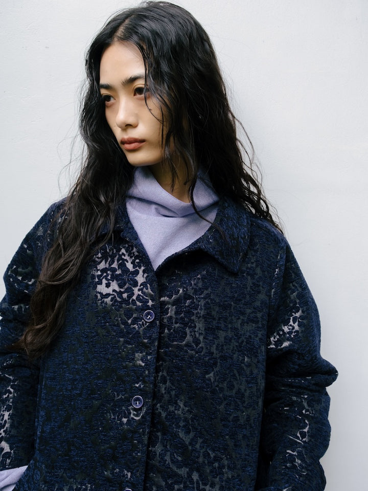 モデル身長:170cm / カラー:Lilac×Gray