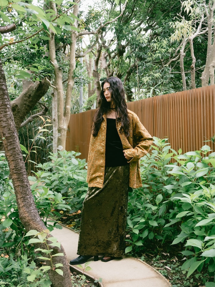 モデル身長:170cm / カラー:Gold