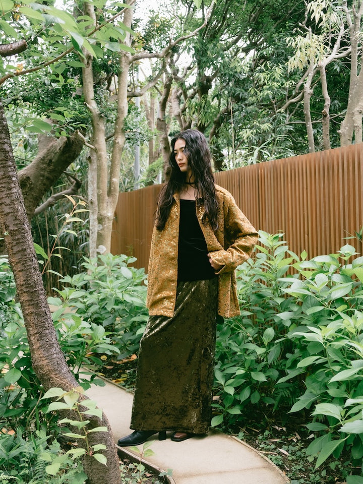 モデル身長:170cm / カラー:Gold