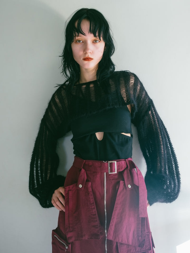 【WEB限定】Multiway Zip Cargo Skirt