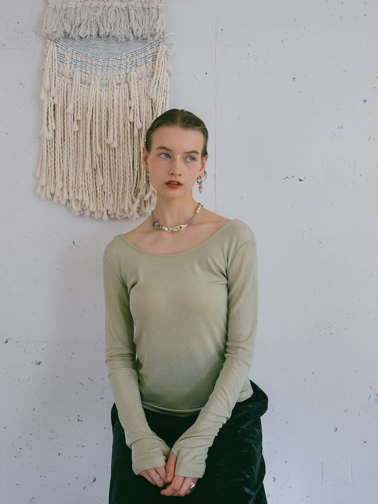 モデル身長:171cm / カラー:PaleGreen