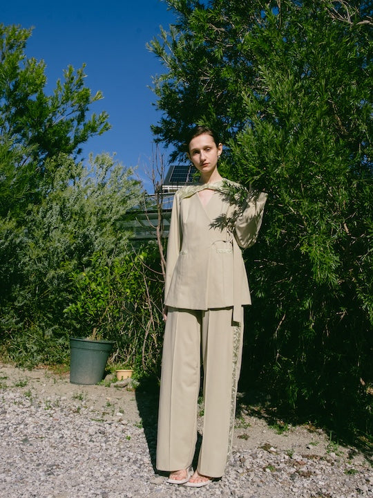 モデル身長:172cm / カラー:Pistacchio