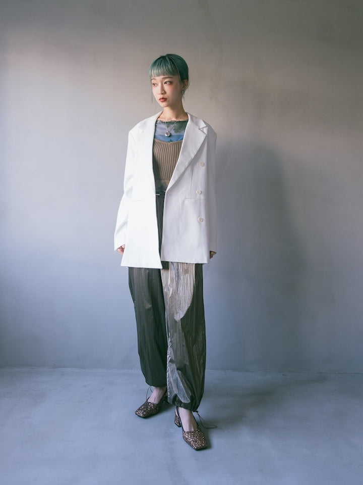 【WEB限定】Glitter Sling Back Pumps