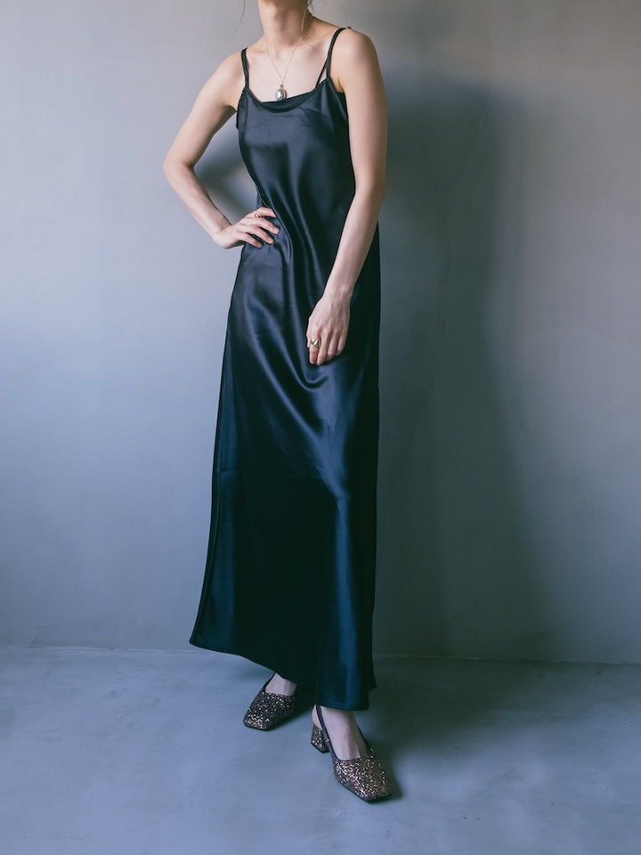 【WEB限定】Glitter Sling Back Pumps