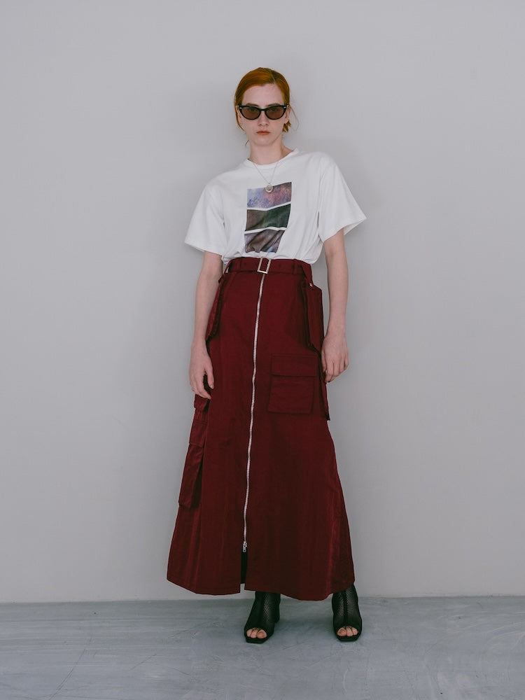 モデル身長:170cm / カラー:Bordeaux