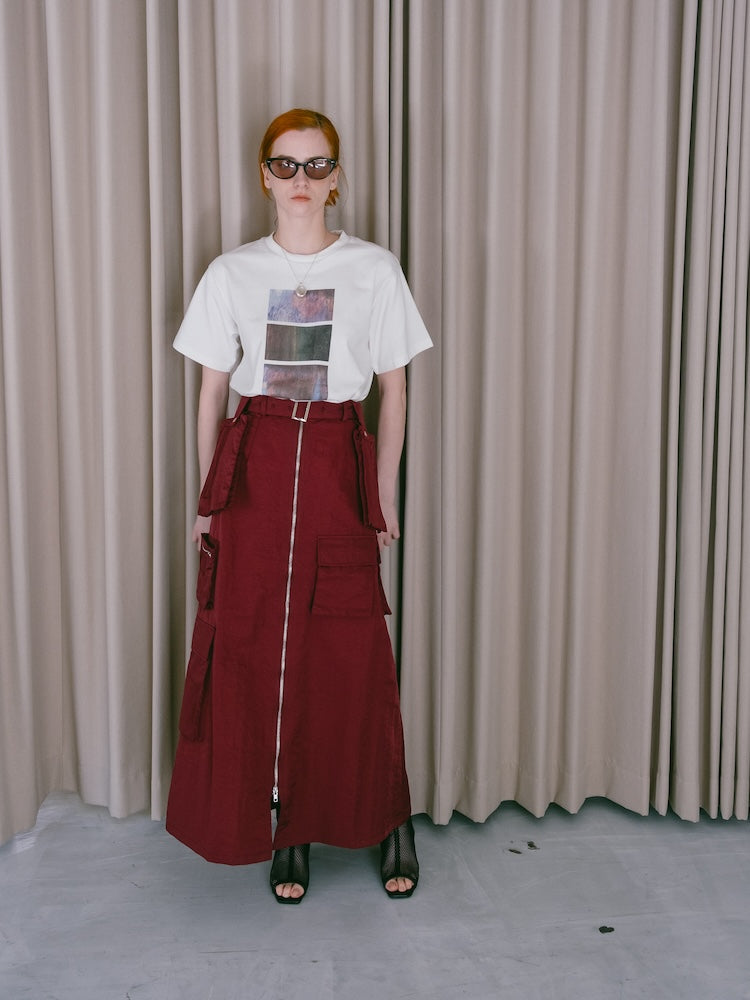 モデル身長:170cm / カラー:Bordeaux