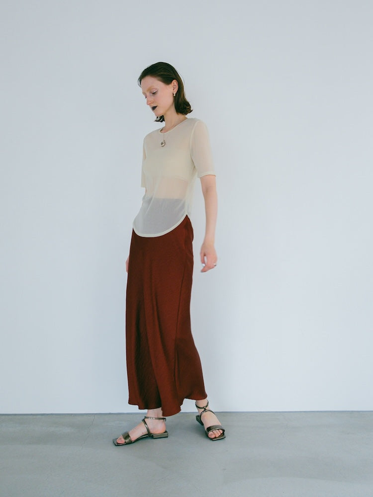 モデル身長:177cm / カラー:RedBrown / モデル着用サイズ:Mサイズ